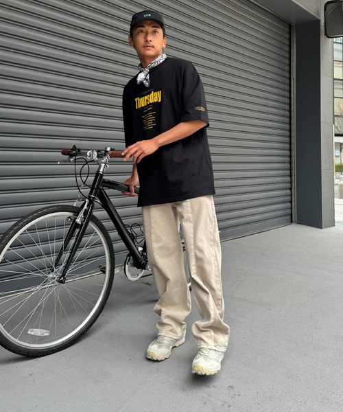 CANAL JEAN(キャナルジーン)の「1975 TOKYO Thursday半袖Tシャツ(Tシャツ/カットソー・レディース・ブラック/ホワイト・MEDIUM/LARGE/X-LARGE)」の10枚目の写真