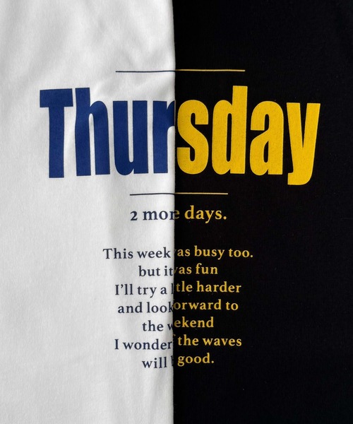 CANAL JEAN(キャナルジーン)の「1975 TOKYO Thursday半袖Tシャツ(Tシャツ/カットソー・レディース・ブラック/ホワイト・MEDIUM/LARGE/X-LARGE)」の19枚目の写真