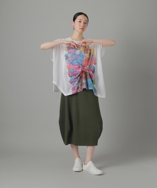 セール】シアーフラワー / Tシャツ / S（Tシャツ/カットソー