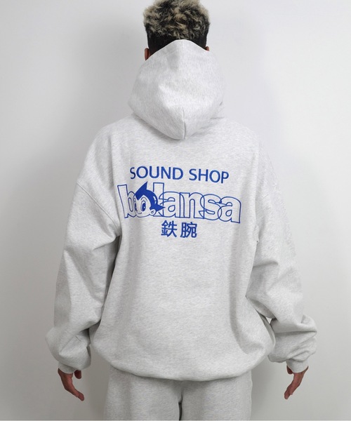 balansa(バランサ)の「SWEAT HOODIE | SOUND SHOP balansa × ASTRO BOY(パーカー・メンズ・ブラック/杢グレー・MEDIUM/LARGE/X-LARGE)」の13枚目の写真