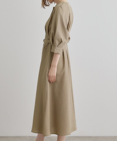 grove(グローブ)の「麻調メッシュラグランスリーブワンピース(ワンピース・レディース・ブルー系その他/ベージュ/スミクロ・03/02/01/04/05)」の17枚目の写真