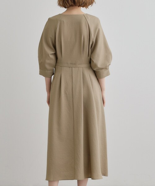 grove(グローブ)の「麻調メッシュラグランスリーブワンピース(ワンピース・レディース・ブルー系その他/ベージュ/スミクロ・03/02/01/04/05)」の18枚目の写真