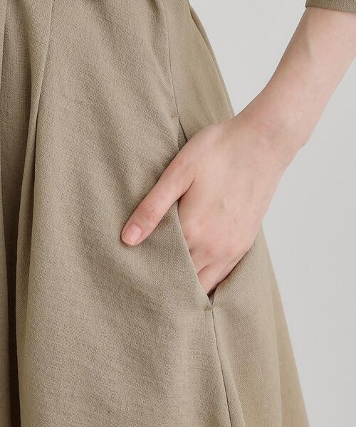 grove(グローブ)の「麻調メッシュラグランスリーブワンピース(ワンピース・レディース・ブルー系その他/ベージュ/スミクロ・03/02/01/04/05)」の22枚目の写真