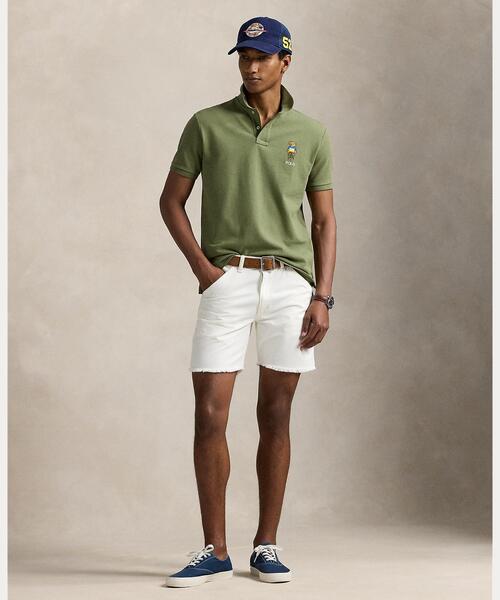 POLO RALPH LAUREN(ポロ ラルフ ローレン)の「カスタム スリム Polo ベア メッシュ ポロシャツ(ポロシャツ・メンズ・グリーン・XXL/XS/XL/L/M/S)」の3枚目の写真