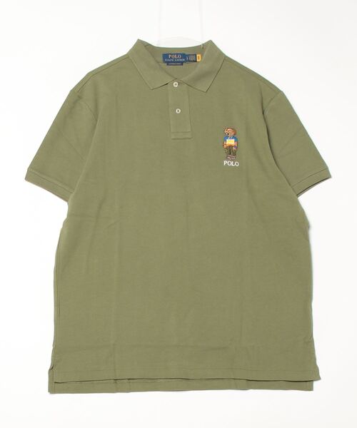 POLO RALPH LAUREN(ポロ ラルフ ローレン)の「カスタム スリム Polo ベア メッシュ ポロシャツ(ポロシャツ・メンズ・グリーン・XXL/XS/XL/L/M/S)」の7枚目の写真