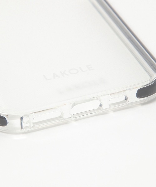 LAKOLE（ラコレ）の「ミラーiPhoneケース[iPhone12/12PRO] / 450063（スマホケース/カバー・レディース・ライトブルー/ブラック/アイボリー・FREE）」の14枚目の写真