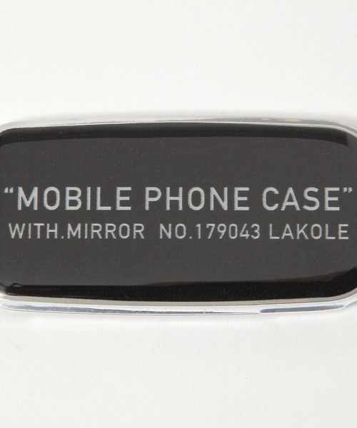 LAKOLE（ラコレ）の「ミラーiPhoneケース[iPhone12/12PRO] / 450063（スマホケース/カバー・レディース・ライトブルー/ブラック/アイボリー・FREE）」の19枚目の写真