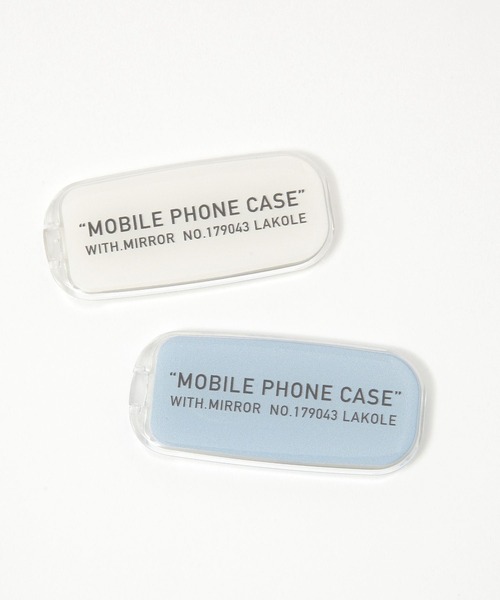LAKOLE（ラコレ）の「ミラーiPhoneケース[iPhone12/12PRO] / 450063（スマホケース/カバー・レディース・ライトブルー/ブラック/アイボリー・FREE）」の4枚目の写真