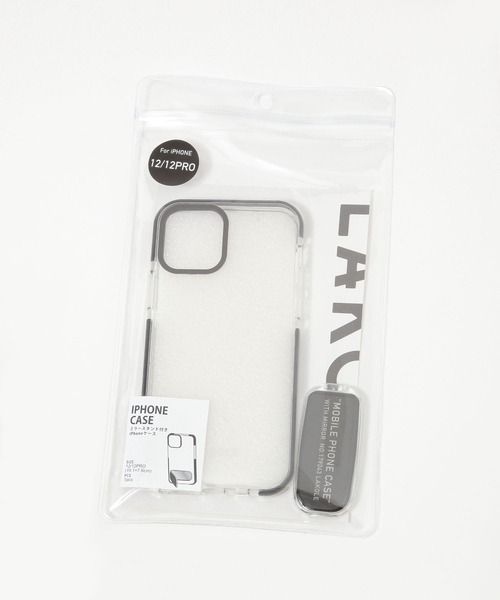 LAKOLE（ラコレ）の「ミラーiPhoneケース[iPhone12/12PRO] / 450063（スマホケース/カバー・レディース・ライトブルー/ブラック/アイボリー・FREE）」の5枚目の写真