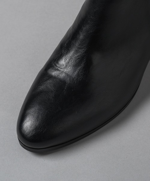 side zip heel boots - サイドジップヒールブーツ