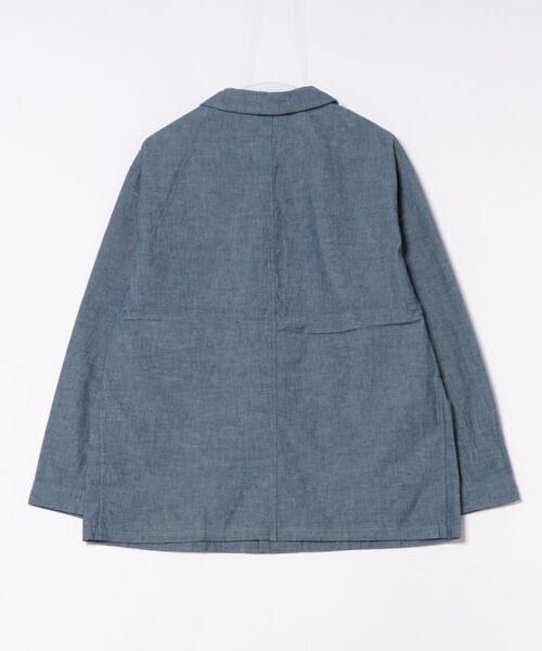 BLUE BLUE(ブルーブルー)の「オリジナルシャンブレー フレンチチャイナ ワークジャケット(その他アウター・メンズ・ブルー・SMALL/MEDIUM/LARGE/X-LARGE)」の10枚目の写真