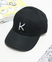 newhattan（ニューハッタン）の「【newhattan】 ニューハッタン 推し活 オリジナル イニシャル 刺繍 キャップ BLK AOH1400（キャップ）」