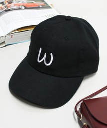 newhattan（ニューハッタン）の「【newhattan】 ニューハッタン 推し活 オリジナル イニシャル 刺繍 キャップ BLK AOH1400（キャップ）」