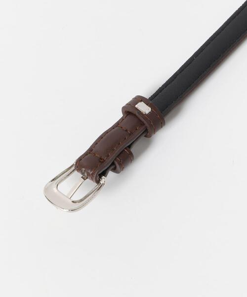 URBAN RESEARCH DOORS（アーバンリサーチドアーズ）の「穴ありベルト（ベルト・レディース・ブラック/ブラウン・ONE）」の9枚目の写真