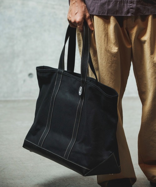 ADAM PATEK(アダムパテック)の「ADAMPATEK/leather combi basic big tote bag/レザーコンビベーシックビッグトート(AP2519038)(トートバッグ・レディース・ブラック/ホワイト・FREE)」の16枚目の写真
