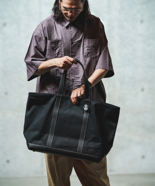 ADAM PATEK(アダムパテック)の「ADAMPATEK/leather combi basic big tote bag/レザーコンビベーシックビッグトート(AP2519038)(トートバッグ・レディース・ブラック/ホワイト・FREE)」の18枚目の写真