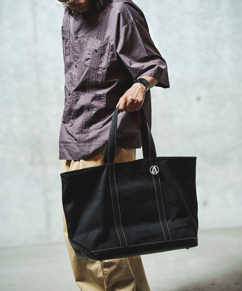 ADAM PATEK(アダムパテック)の「ADAMPATEK/leather combi basic big tote bag/レザーコンビベーシックビッグトート(AP2519038)(トートバッグ・レディース・ブラック/ホワイト・FREE)」の20枚目の写真