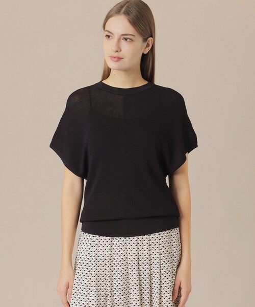 MACKINTOSH LONDON（マッキントッシュ ロンドン）の「ドライレーヨンニットプルオーバー（ニット/セーター・レディース・グレー系その他/ブラック/オレンジ・38）」の2枚目の写真