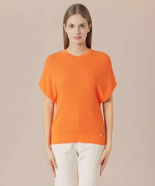 MACKINTOSH LONDON（マッキントッシュ ロンドン）の「ドライレーヨンニットプルオーバー（ニット/セーター・レディース・グレー系その他/ブラック/オレンジ・38）」の10枚目の写真