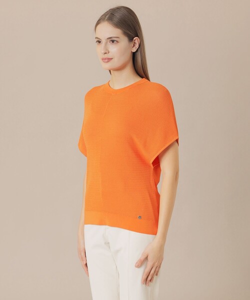 MACKINTOSH LONDON（マッキントッシュ ロンドン）の「ドライレーヨンニットプルオーバー（ニット/セーター・レディース・グレー系その他/ブラック/オレンジ・38）」の9枚目の写真