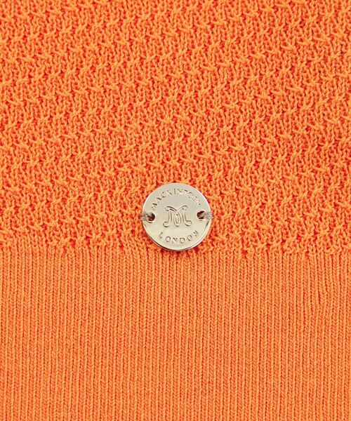 MACKINTOSH LONDON（マッキントッシュ ロンドン）の「ドライレーヨンニットプルオーバー（ニット/セーター・レディース・グレー系その他/ブラック/オレンジ・38）」の6枚目の写真
