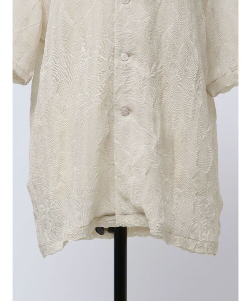 VEQUM(VEQUM)の「【VEQUM】SHEER BOXY SHIRT(シャツ/ブラウス・レディース・ブラウン/アイボリー・FREE)」の11枚目の写真