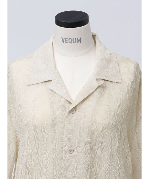 ブラウス シャツ 「VEQUM」SHEER BOXY SHIRT レディース VEQUM】SHEER BOXY SHIRT（シャツ/ブラウス）｜VEQUM（VEQUM）の