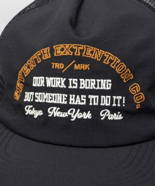 Basiquenti(ベーシックエンティ)の「平ツバ メッシュ トラッカーキャップ(キャップ・メンズ・ブラック/グリーン/ネイビー・FREE)」の11枚目の写真