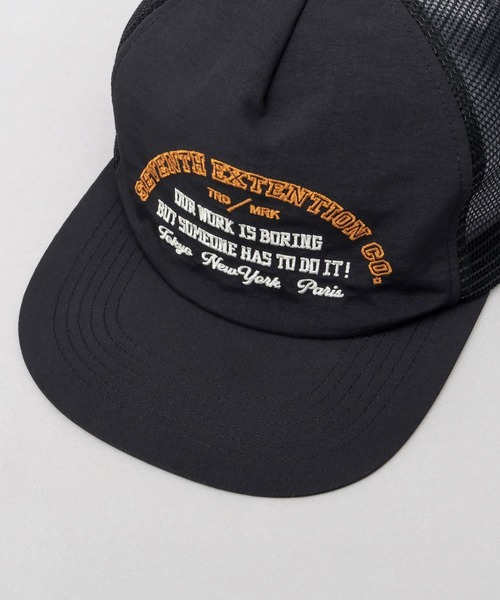 Basiquenti(ベーシックエンティ)の「平ツバ メッシュ トラッカーキャップ(キャップ・メンズ・ブラック/グリーン/ネイビー・FREE)」の13枚目の写真