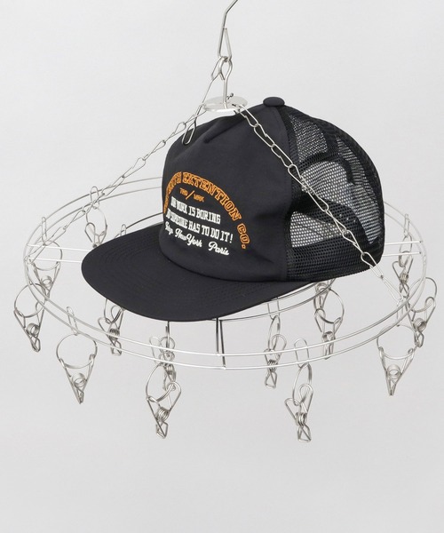 Basiquenti(ベーシックエンティ)の「平ツバ メッシュ トラッカーキャップ(キャップ・メンズ・ブラック/グリーン/ネイビー・FREE)」の19枚目の写真