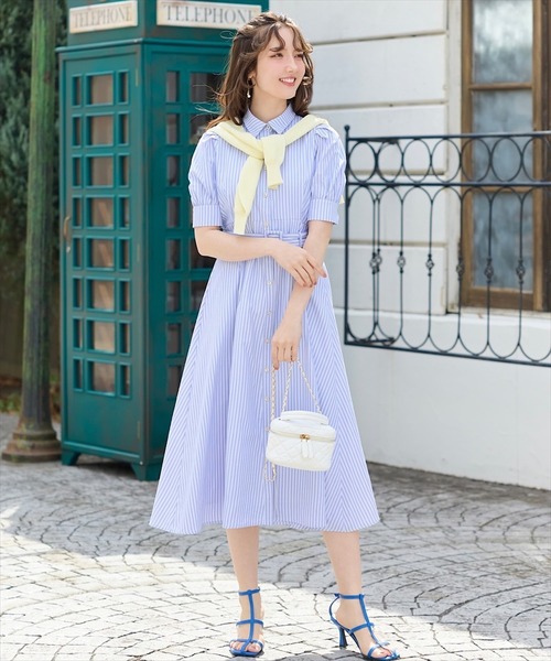 SWINGLE（スウィングル）の「スパンコールシアーニットカーディガン（カーディガン/ボレロ・レディース・ブラック/クリーム/オフホワイト/ブルー/ピンク・FREE）」の20枚目の写真