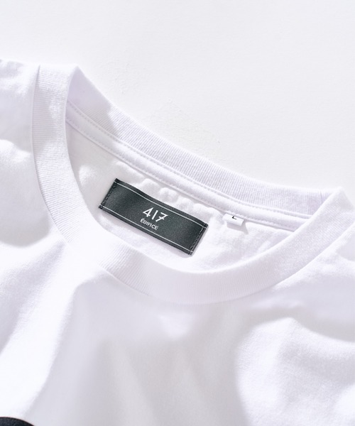 417 EDIFICE(フォーワンセブンエディフィス)の「【ZOZO限定】LOOSE FOCUSED Tee(Tシャツ/カットソー・メンズ・ブラック/ホワイト・S/M/L/XL)」の4枚目の写真