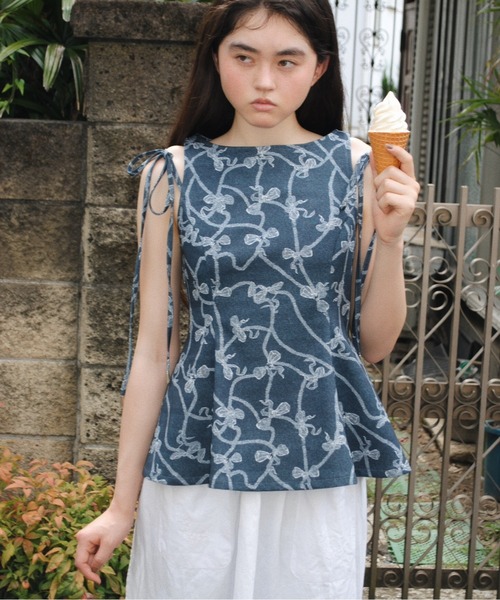 MARNI マルニ SIDE RIBBON サイドリボン ブラウス MARNI マルニ SIDE RIBBON サイドリボン ブラウス