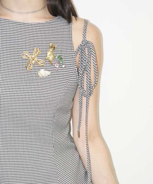 musubore（ムスボレ）の「side ribbon flare blouse / サイドリボンフレアブラウス（シャツ/ブラウス・レディース・その他/ネイビー・FREE）」の10枚目の写真