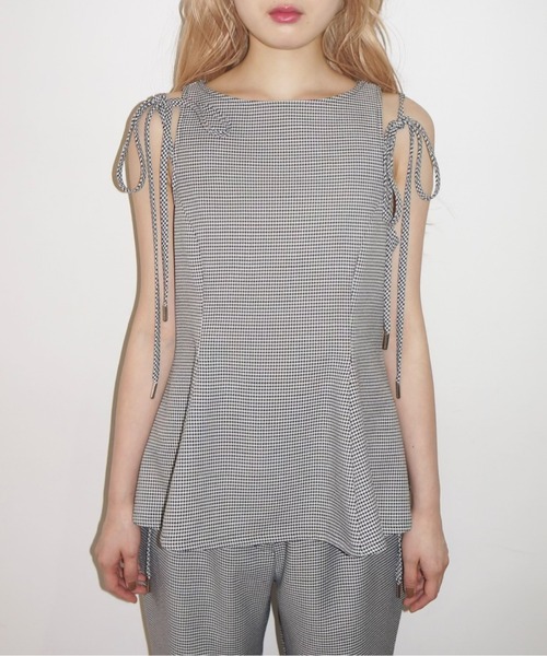 musubore（ムスボレ）の「side ribbon flare blouse / サイドリボンフレアブラウス（シャツ/ブラウス・レディース・その他/ネイビー・FREE）」の21枚目の写真