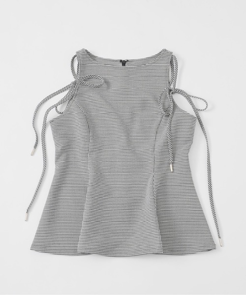 musubore（ムスボレ）の「side ribbon flare blouse / サイドリボンフレアブラウス（シャツ/ブラウス・レディース・その他/ネイビー・FREE）」の19枚目の写真