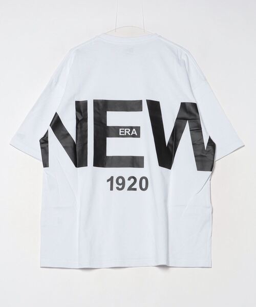 NEW ERA（ニューエラ）の「ニューエラ  SS OS CT TEE ZOOM UP LOGO WHI 251（Tシャツ/カットソー・メンズ・ホワイト・LL/3L/S/M/L）」の2枚目の写真