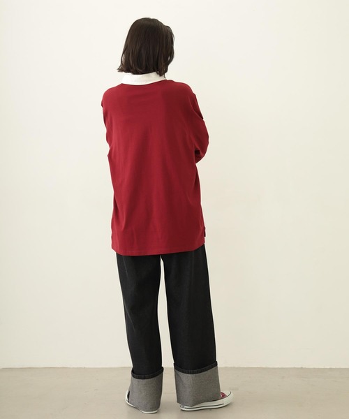 MILKFED.（ミルクフェド）の「ROLL UP DENIM（デニムパンツ・レディース・オフホワイト/ブラック/インディゴブルー・S/M）」の11枚目の写真