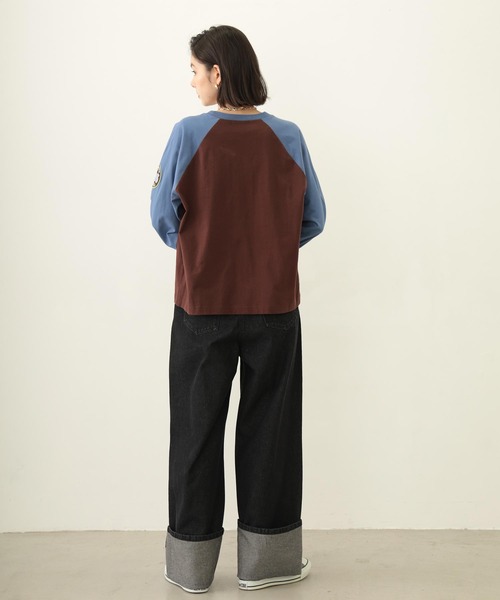 MILKFED.（ミルクフェド）の「ROLL UP DENIM（デニムパンツ・レディース・オフホワイト/ブラック/インディゴブルー・S/M）」の8枚目の写真