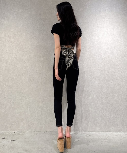 GYDA（ジェイダ）の「レオパードバックリボントップス（Tシャツ/カットソー・レディース・オフホワイト/ブラック・FREE）」の12枚目の写真