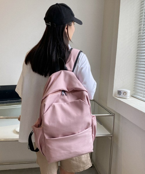 REBALANCE（リバランス）の「シンプルナイロンリュックサック（バックパック/リュック・メンズ・B/C/D/A・ONE SIZE）」の4枚目の写真