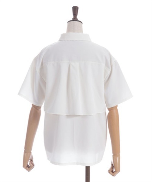 axes femme（アクシーズファム）の「チェーン付プリーツフラシブラウス（シャツ/ブラウス・レディース・ブルーグリーン/ブラック/キナリ・FREE）」の11枚目の写真