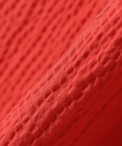 SHIPS(シップス)の「〈手洗い可能〉ACAR リップル タック ワンピース(ワンピース・レディース・ネイビー/レッド/ブラック・ONE SIZE)」の18枚目の写真