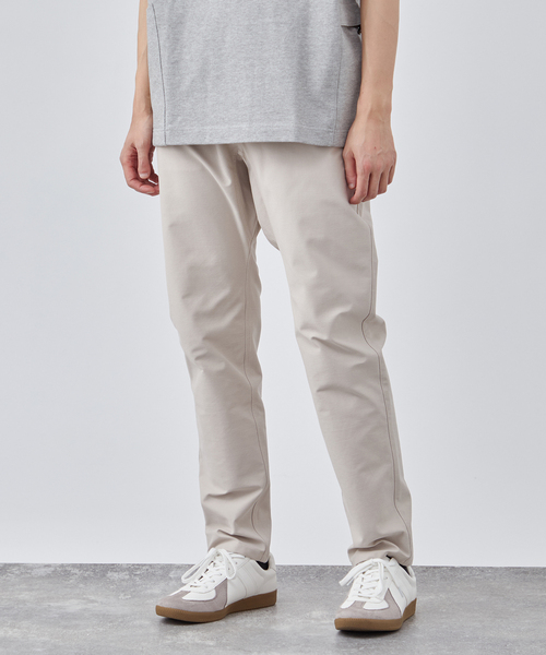 B.C STOCK(ベーセーストック)の「《追加》ブロークンツイル ストレッチパンツ(スラックス・メンズ・ベージュ/カーキ/ブラック・SMALL/LARGE/MEDIUM)」の2枚目の写真