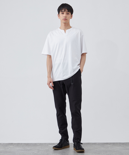 B.C STOCK(ベーセーストック)の「《追加》ブロークンツイル ストレッチパンツ(スラックス・メンズ・ベージュ/カーキ/ブラック・SMALL/LARGE/MEDIUM)」の10枚目の写真