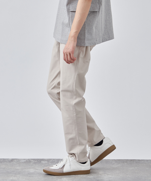 B.C STOCK(ベーセーストック)の「《追加》ブロークンツイル ストレッチパンツ(スラックス・メンズ・ベージュ/カーキ/ブラック・SMALL/LARGE/MEDIUM)」の4枚目の写真