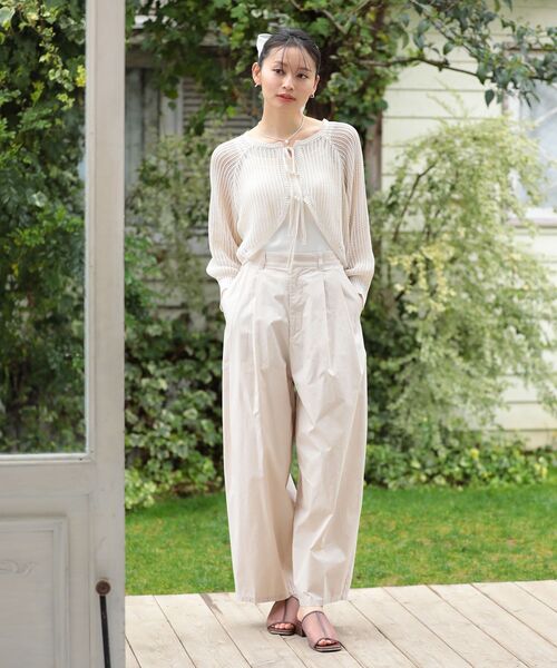 ELENCARE DUE（エレンカーレデュエ）の「・ELENCARE DUE コクーンタックパンツ（その他パンツ・レディース・アイボリー/カーキ/ブラック・FREE）」の6枚目の写真