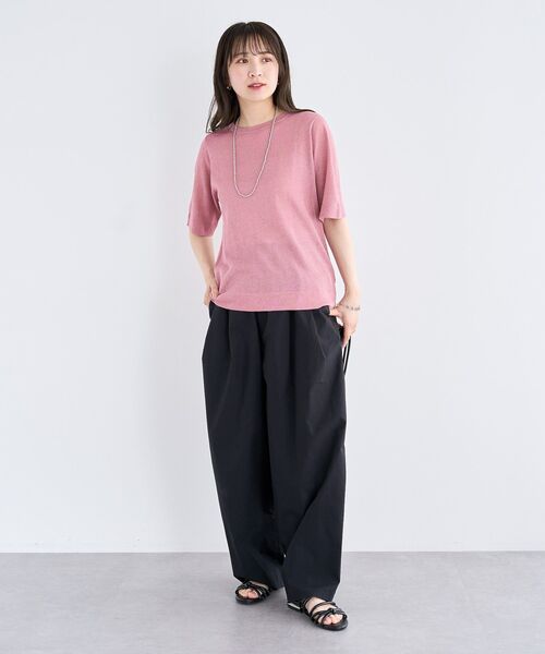 ELENCARE DUE（エレンカーレデュエ）の「・ELENCARE DUE コクーンタックパンツ（その他パンツ・レディース・アイボリー/カーキ/ブラック・FREE）」の9枚目の写真