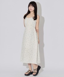 ALLuRing ChaRm | Pearl Floral Camisole Dress / パールフローラルキャミワンピース 小花柄(ワンピース)