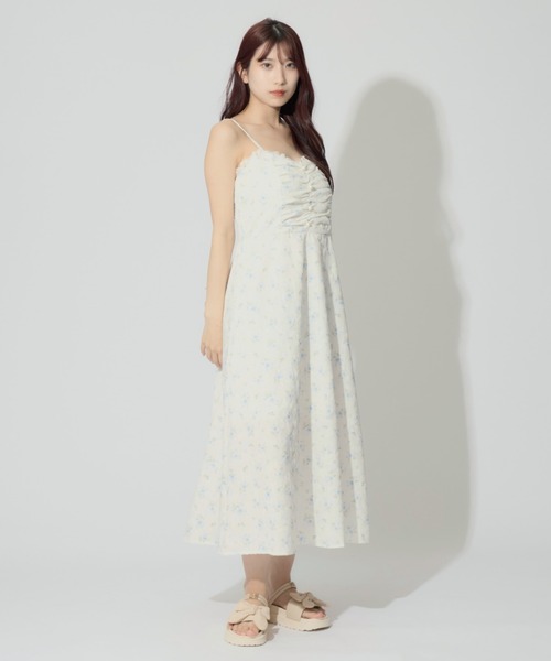 Pearl Floral Camisole Dress / パールフローラルキャミ